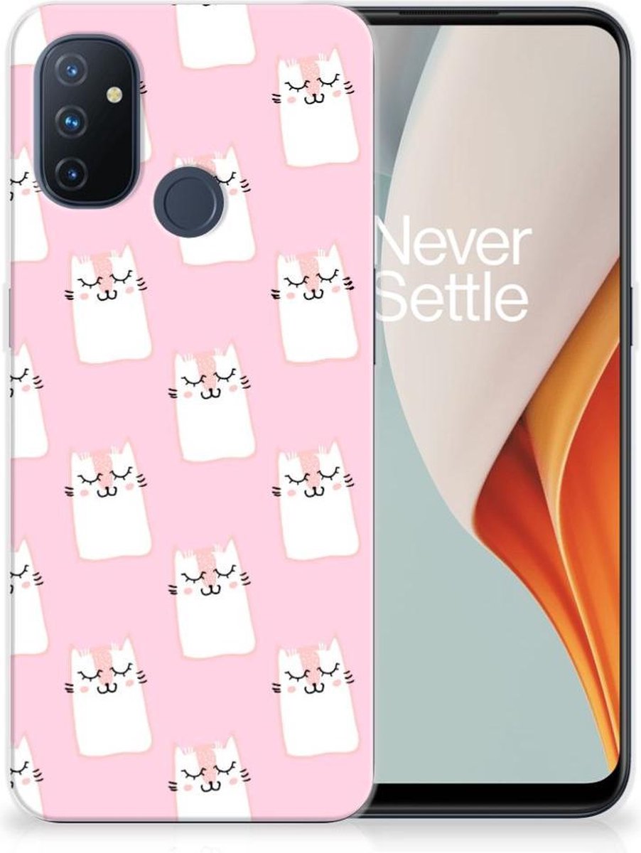 OnePlus Nord N100 TPU Hoesje Sleeping Cats
