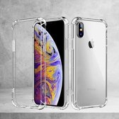 TWIXED iPhone X/XS Clear Case Met Gepanserde Randen (Transparant)