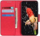 Motorola Moto G 5G Hoesje Portemonnee Book Case Rood