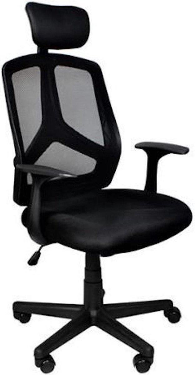 Malatec Cambridge bureaustoel - ergonomisch - verrijdbaar - zwart