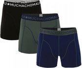 Muchachomalo - Jongens - 3-pack Boxershorts - Blauw - 122/128