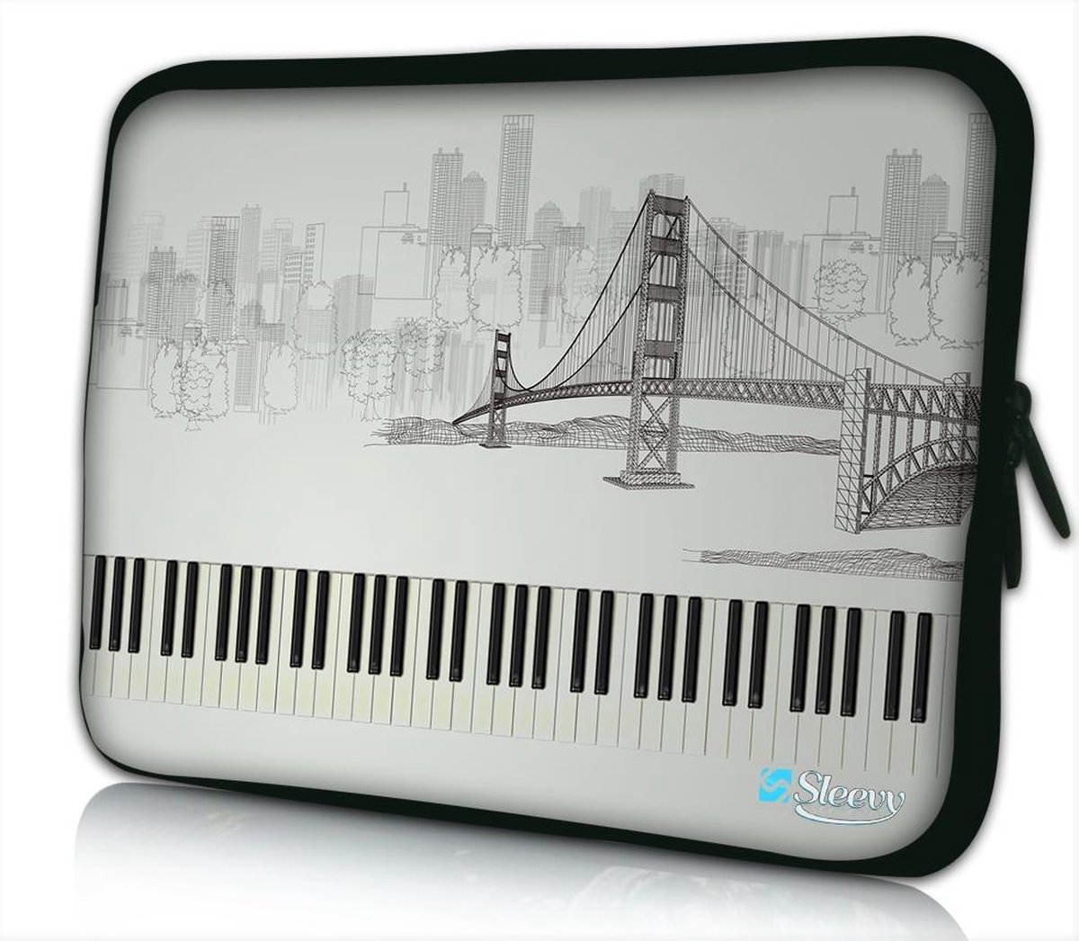 Sleevy 10 laptop/tablet hoes Golden Gate Bridge - tablet sleeve - sleeve - universeel