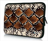Tablet hoes / laptophoes 10,1 inch slangen print - Sleevy - laptop sleeve - laptopcover - Sleevy Collectie 250+ designs - tablet sleeve