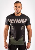 Venum ONE FC Impact Dry Tech T-shirt Zwart Kaki Kies uw maat: XL