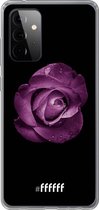 6F hoesje - geschikt voor Samsung Galaxy A72 -  Transparant TPU Case - Purple Rose #ffffff