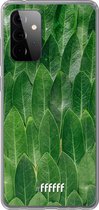 6F hoesje - geschikt voor Samsung Galaxy A72 -  Transparant TPU Case - Green Scales #ffffff