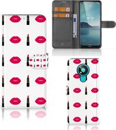 Telefoonhoesje Nokia 3.4 Beschermhoes Lipstick Kiss