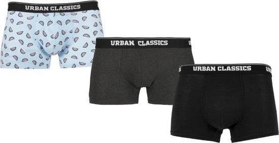 Urban Classics - 3-Pack Melon Boxershorts set - 5XL - Multicolours
