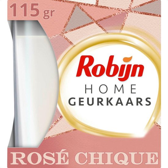 Robijn Geurkaars - Rosé Chique 115 gr