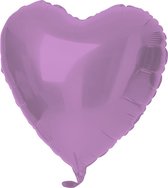 Folat - Folieballon hart paars (45cm)