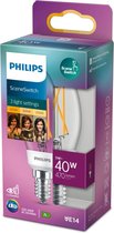 Philips LED E14 Kaars SceneSwitch 5W-4W-2W (40W)