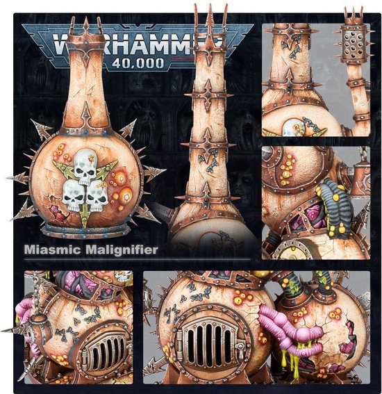 Thumbnail van een extra afbeelding van het spel Warhammer 40.000 Death Guard Miasmic Malignifier