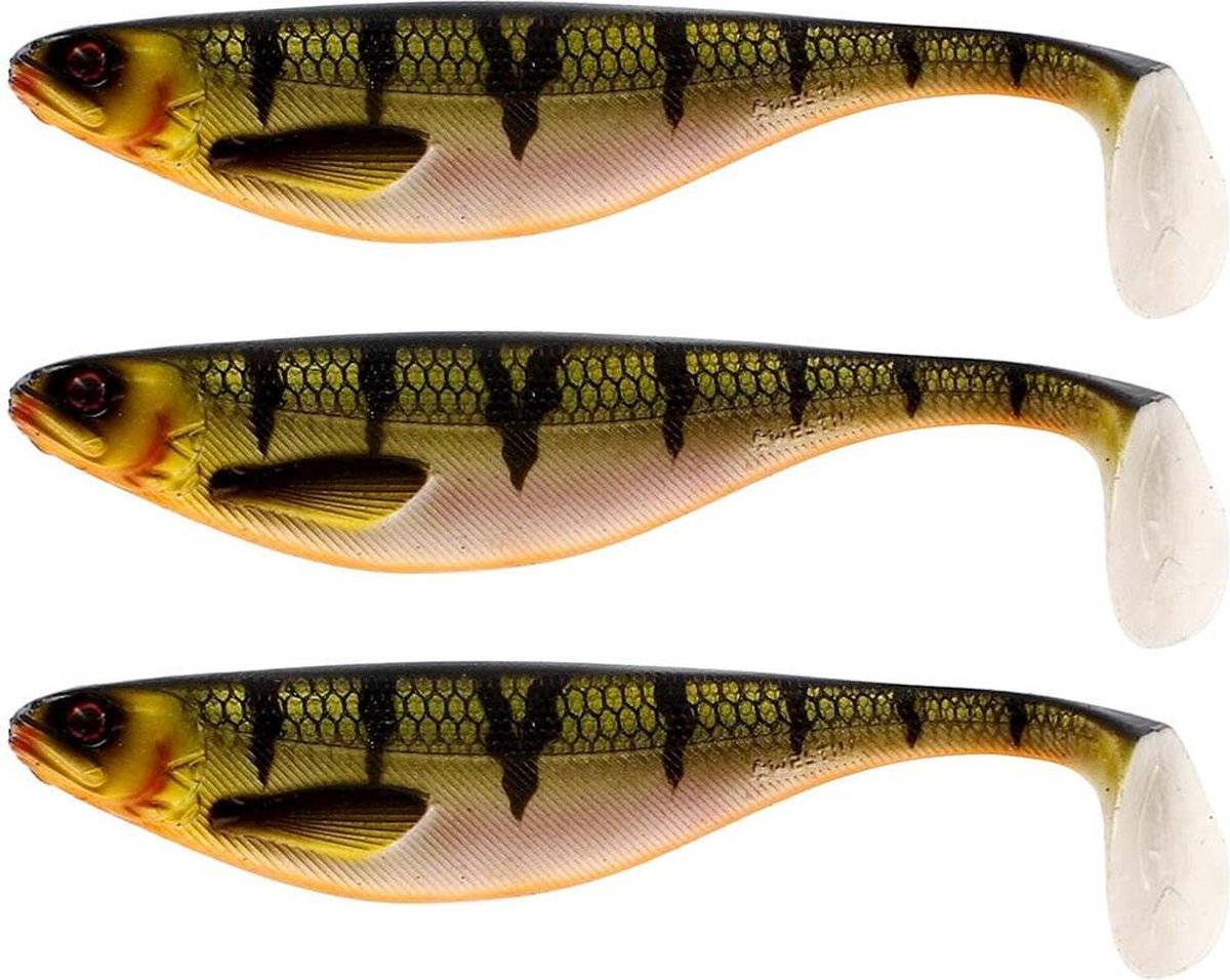 Westin ShadTeez - Bling Perch - 9cm - 7g - 3 Stuks - Groen