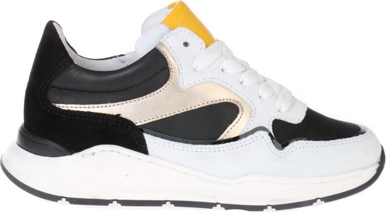 HIP H1355 Sneakers Wit Goud Zwart - Maat 37 | bol.com