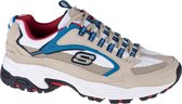 Skechers Stamina-Cutback 51286-OFWT, Mannen, Grijs, Sneakers, maat:  EU