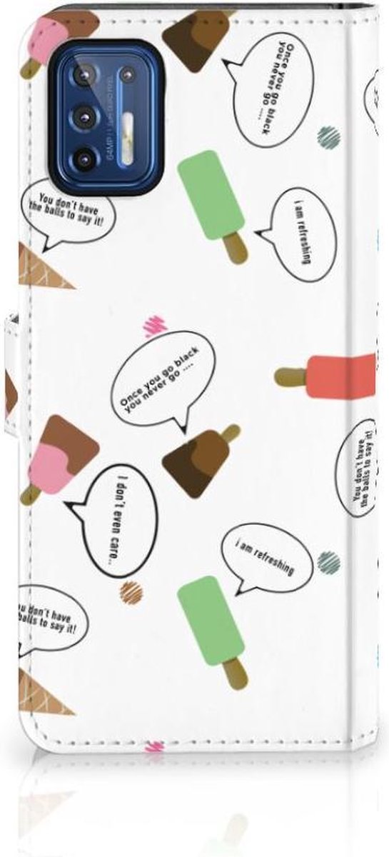 Motorola Moto G9 Plus Book Cover IJsjes