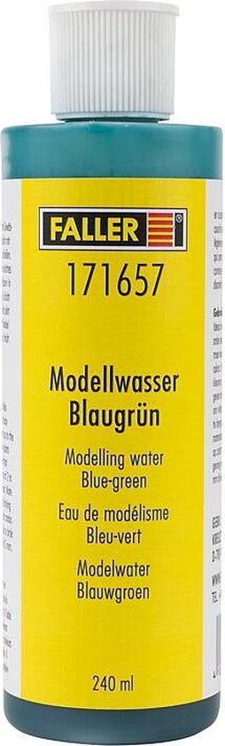 Faller - Modelling water. blue-green - FA171657 - modelbouwsets, hobbybouwspeelgoed voor kinderen, modelverf en accessoires