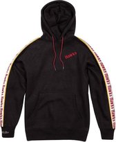 Mitchell & Ness Atlanta Hawks Stripe Hoodie - Trui - Zwart - M - Basketbal