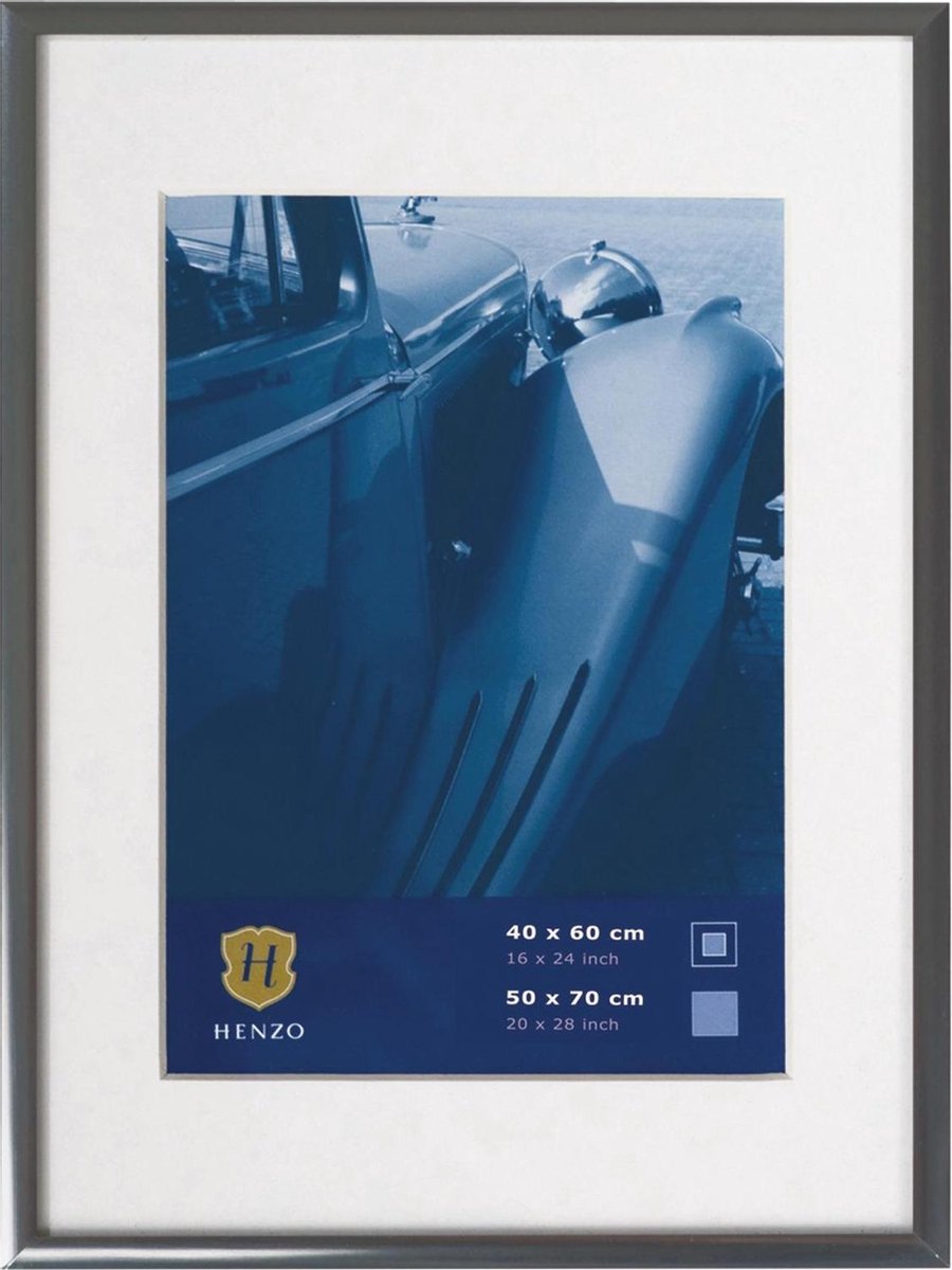 Fotolijst - Henzo - Portofino - Fotomaat 50x70 cm - Donkergrijs