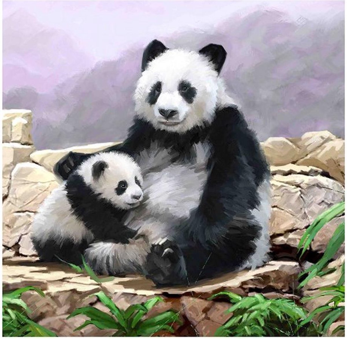 Crystal Card Kit | Diamond painting Panda