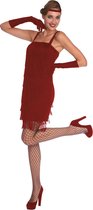Amscan Verkleedjurk Flapper Dames Polyester Rood Maat Xl