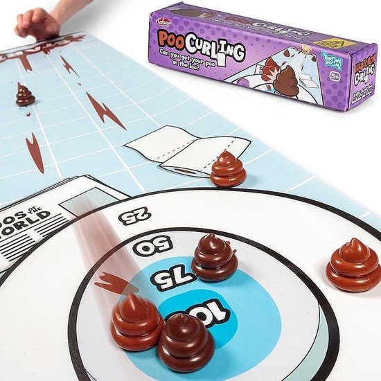 Jeu de Curling Caca pour petits et grands, Jeux