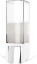 Distributeur de savon compacteur Clever 12 X 20,6 Cm Transparent / blanc