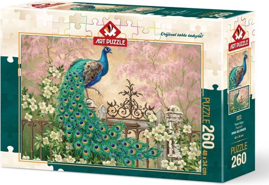 Peacock 260 XXL puzzel voor volwassenen met grote stukken | bol.com