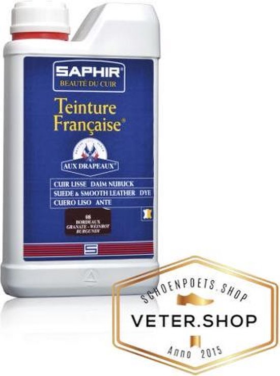 Teinture pénétrante chaussure cuir Saphir