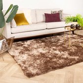 Hoogpolig vloerkleed - Glorious Taupe 280x380cm