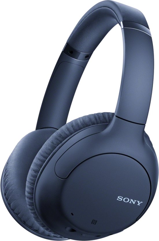 Sony WH-CH710N - Draadloze over-ear koptelefoon met Noise Cancelling - Blauw