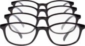 Etos Leesbril Zwart +1.5 - 4 stuks