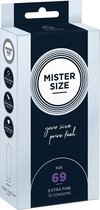 Mister Size 69 mm 10 pack - Condoms - transparent - Discreet verpakt en bezorgd