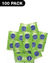 Glowing - 100 pack - Condoms - natural latex-plain color - Discreet verpakt en bezorgd