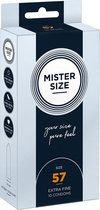 Mister Size 57 mm 10 pack - Condoms - transparent - Discreet verpakt en bezorgd