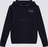 zoe karssen - dames -  hoody met zak -  marine - m