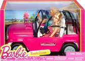 Barbie Beach Cruiser met Barbie en Ken