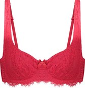 Hunkemöller Dames Lingerie Niet voorgevormde beugel bh Leyla  - Rood - maat F70