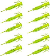Senshu Nymph Crawler - Chartreuse - 4cm - 10 Stuks - Groen