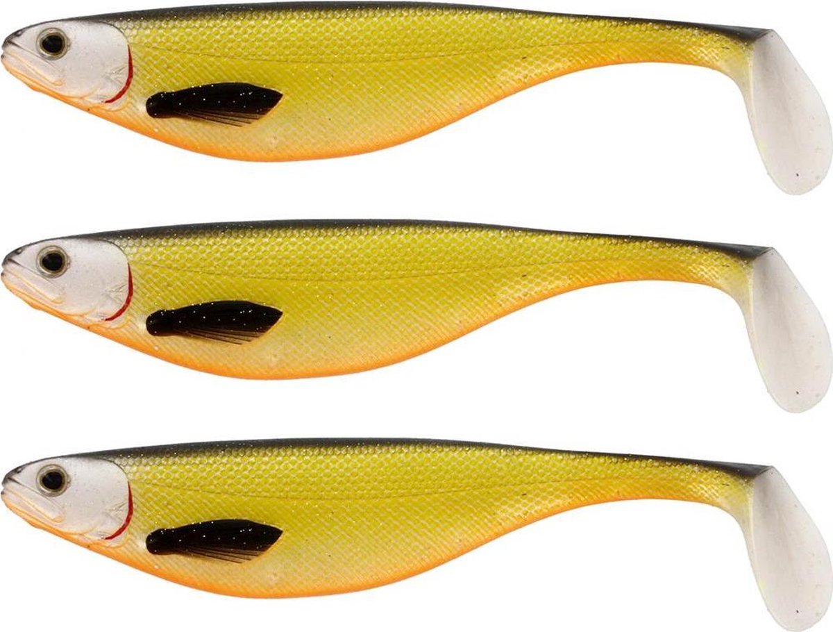Westin ShadTeez - Official Roach - 9cm - 7g - 3 Stuks - Geel