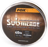 Fox Submerge Braided Mainline - Gevlochten Lijn - 0.16mm - 300m - Camouflage