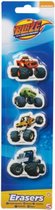 Blaze and The Monster Machines erasers - 4 pcs