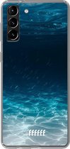 6F hoesje - geschikt voor Samsung Galaxy S21 -  Transparant TPU Case - Lets go Diving #ffffff