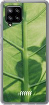 6F hoesje - geschikt voor Samsung Galaxy A42 -  Transparant TPU Case - Leaves Macro #ffffff