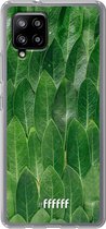 6F hoesje - geschikt voor Samsung Galaxy A42 -  Transparant TPU Case - Green Scales #ffffff