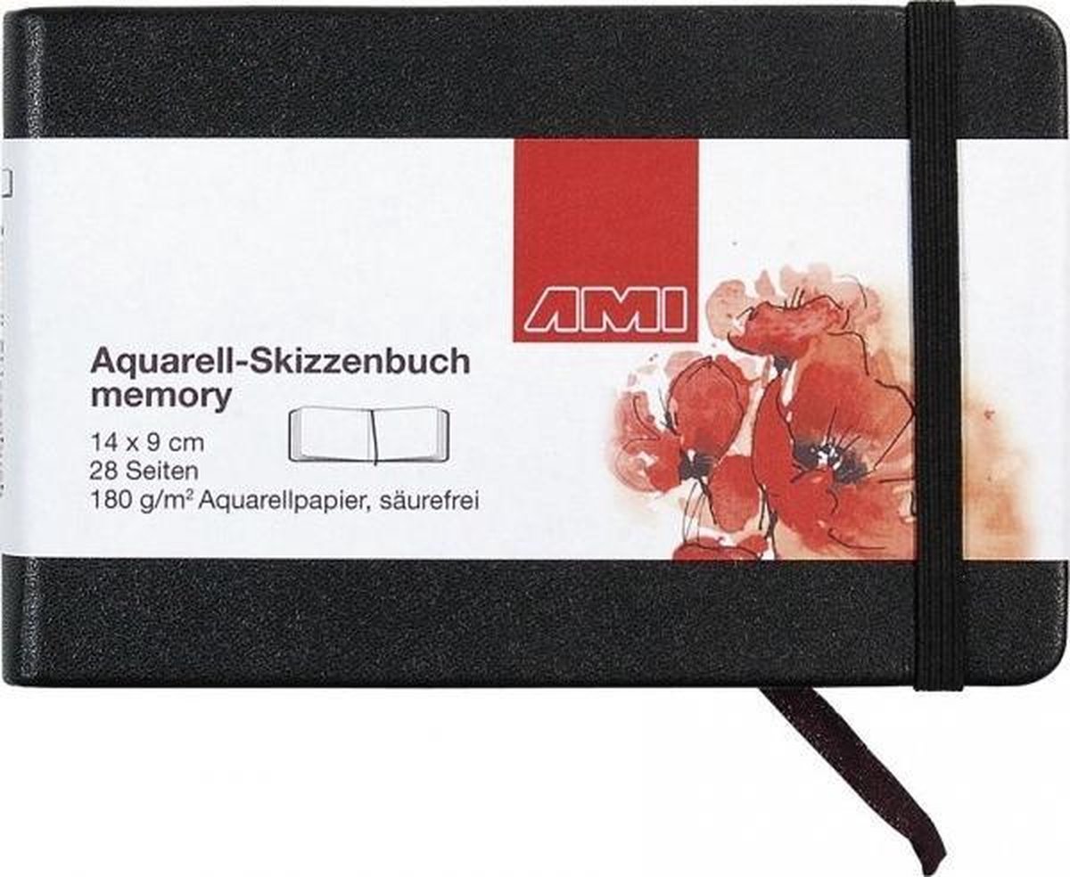 Ami Aquarelboek Memory 180 gram 14 x 9 cm