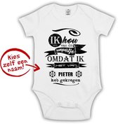 a Blacksheep Baby romper kraamcadeau-baby-eigen naam-opdruk-gepersonaliseerd-baby shower