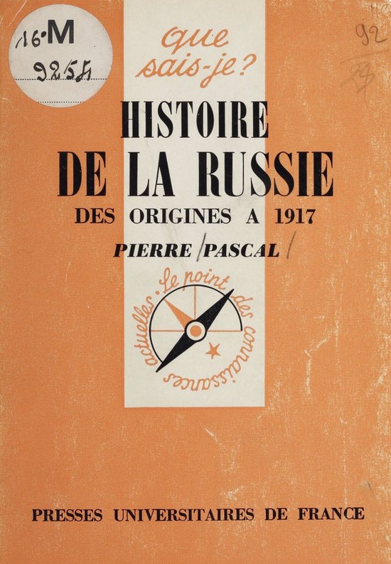 Histoire de la Russie - cover