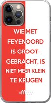 iPhone 12 Hoesje Transparant TPU Case - Feyenoord - Grootgebracht