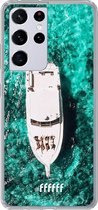 6F hoesje - geschikt voor Samsung Galaxy S21 Ultra -  Transparant TPU Case - Yacht Life #ffffff
